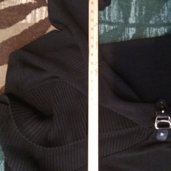 Ralph Lauren Long Sleeve Shawl Collar Knit Buckle Closure Womens 2X - Picture 6 of 7